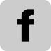 A black and white image of the facebook logo.